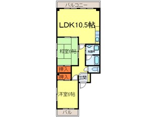 第９摂津グリーンハイツの物件間取画像